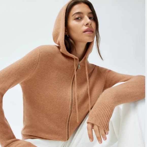 Babaton Sweaters - The Group by Babaton Luxe Cashmere Zip Up Sweater Cardigan
